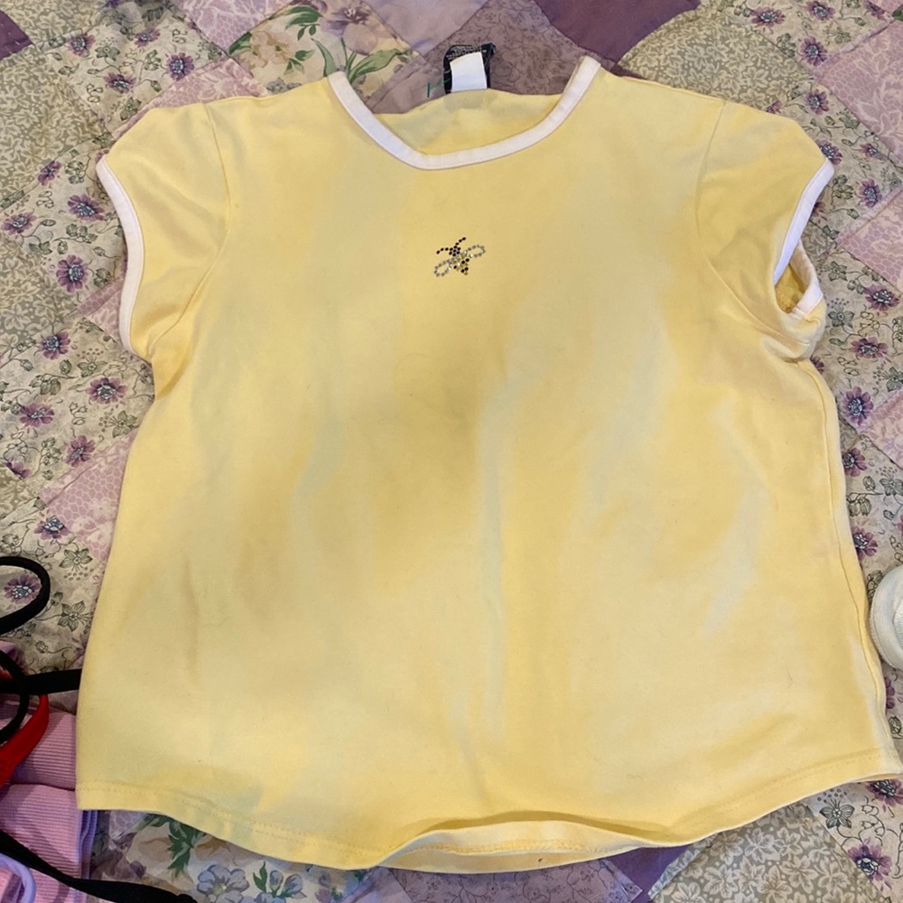 Gap yellow baby tee